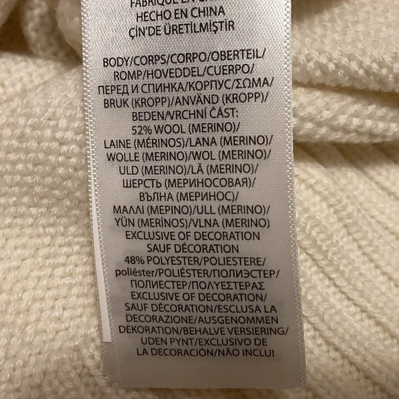 NWT POLO RALPH LAUREN Sweater With Polo BearEmbroidery white Size US XL - Picture 9 of 9